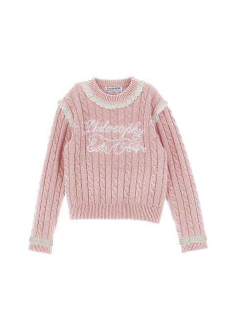 Pull con ricamo
